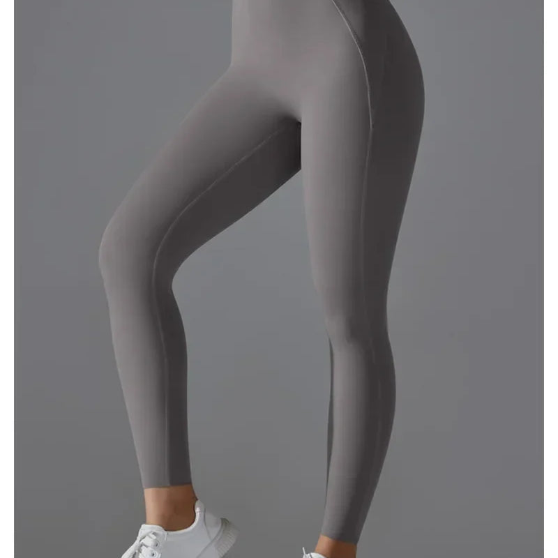 Women's High Waisted, Tight Fitting, Sexy Peach Hip Lifting Yoga Pants, Gym Exercise, Running, Pilates, Leggings Yoga Pants