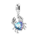 925 Sterling Silver Ocean Theme Charm Beads For Women Blue Wave Dolphin Seashell Compatible Summer Beach Vacation Jewelry