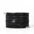 1PC Luxury Rhinestone Shoelaces Rainbow Diamond Shoe laces Sneakers Laces Shoes Round Shoelace 100/120/140/160CM  DIY Strings