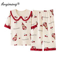 Summer Capris Pajamas Cute Cartoon Print for Women | SAMAG