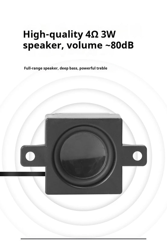 Parlantes Para PC USB Stereo Speakers for Laptops; Desktop Mini Subwoofer Speakers for Office Computers, Powered by 5V DC