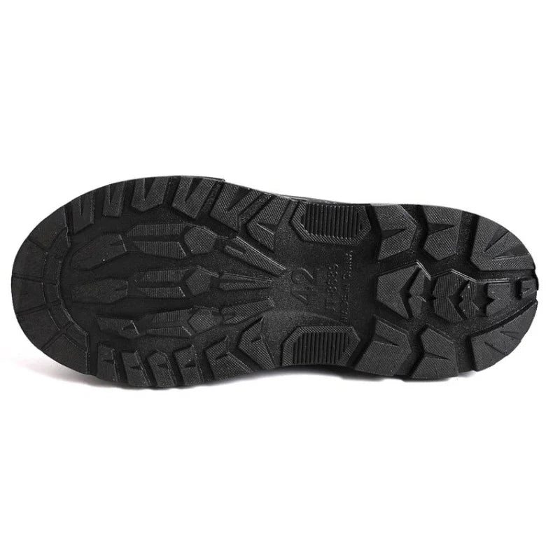 New Men's Rain Boots Flat Waterproof Wear-resistant Kitchen Car Wash Work Shoes Outdoor Male Sneakers Men's Light Fishing Shoes