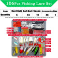 Fishing Lure Kit Soft and Hard Bait Set Gear Layer Minnow | SAMAG