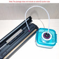 220V Electric Vacuum Sealer Packaging Machine with Free 15pcs Vacuum Bags Machine Household Black Food Vacuum Sealer