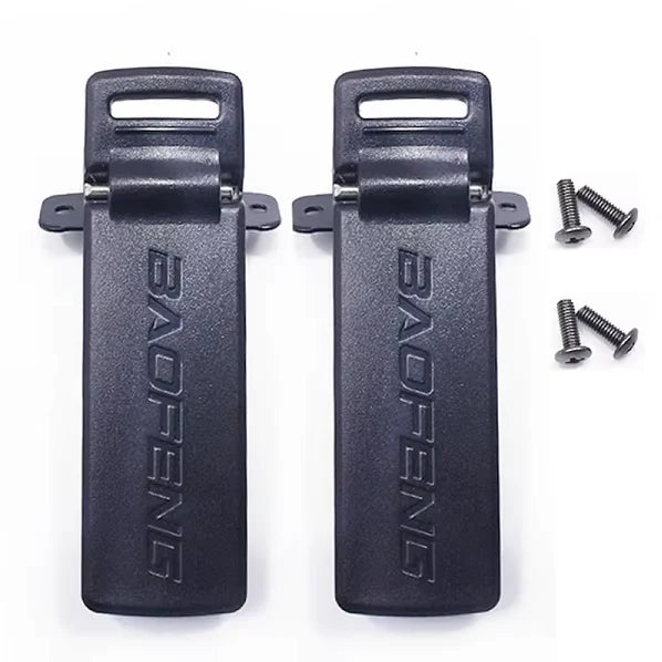 1/2PCS Baofeng UV-5R Belt Clip with Screrws For Baofeng UV5R UV-5RA UV-5RE Series Walkie Talkie Raido UV 5R Two Way Radio