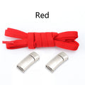 Metal Lock Magnetic Shoelaces Flat Sports Enthusiasts No Tie Shoe Laces Safe And Reliable Lazy Shoelace Rubber Band Shoestrings
