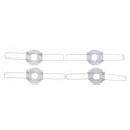 4Pcs 2-Forks 3-Forks Galvanized Fixing Spring Clip Spring Buckle For Fixing Lampshade Shrapnel DIY For Pandent Lamps Lanterns