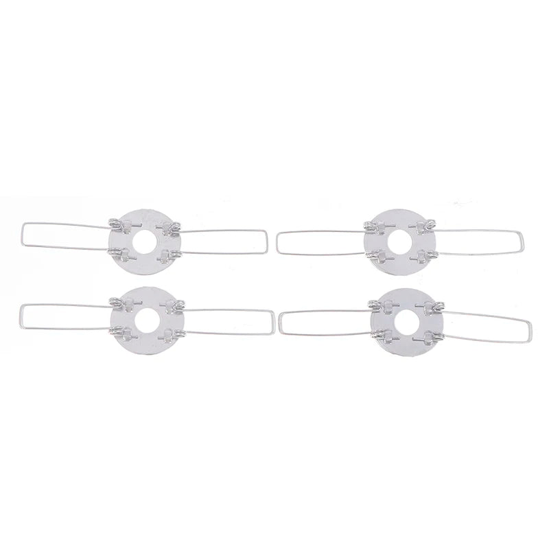 4Pcs 2-Forks 3-Forks Galvanized Fixing Spring Clip Spring Buckle For Fixing Lampshade Shrapnel DIY For Pandent Lamps Lanterns
