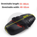 Motorcycle Seat Cover Elastic PU Leather Motorbike Seat Protector Cushion Waterproof Sunscreen Seat Cover For Small Motorcycles
