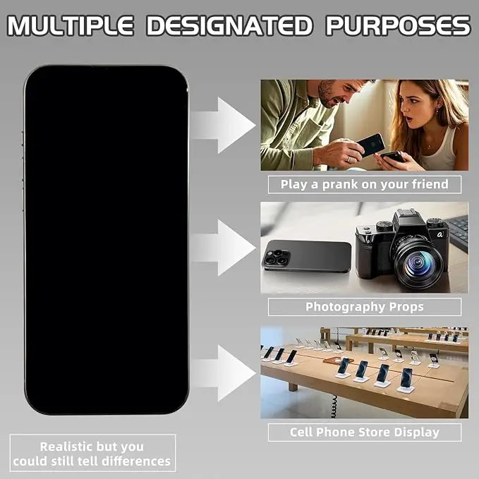 24-Hour Shipping Realistic Non-Working Dummy Phone Model for iPhone 18 Pro 18Pro Max Prop Mockup Phone for Display Photography