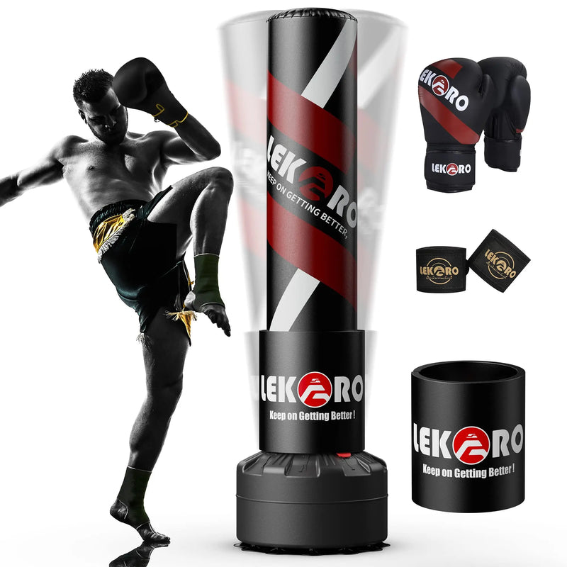 Standing boxing post with gloves, home fighting training - View 6 | SAMAG