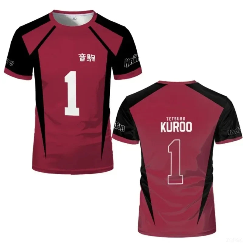 Anime Jersey Uniform T - shirt Role - playing Costume - View 5 | SAMAG