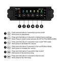 Herdio 4-Channel Bluetooth Amplifier Audio Power Amplifiers for Passive Speakers Home Theater System with TWS AUX MIC USB 24V3A