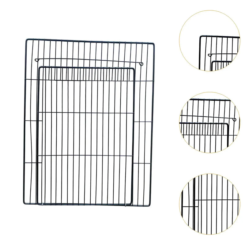 Pets Playpen Door Small Animal Barrier Protector Exercise Pen Indoor Pet Fence Puppy Fence Gate for Hamster Bunny Teddy Kitten
