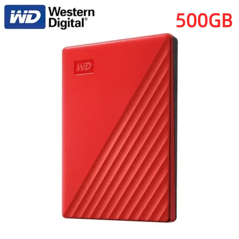 2026 Western Digital WD 500GB 1TB 2TB My Passport Portable External Hard Drive USB 3.0 High Speed HDD for Laptop PC Computers