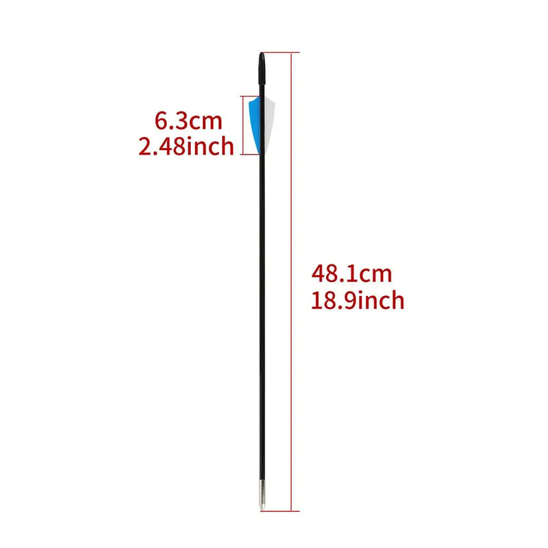 18.9inch Carbon Arrow for Short-axle Compound Bow | SAMAG