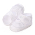 Newborn Baby's First Baptist Shoe: Newborn Boys and Girls' White Baptist Shoes Soft Sole Walking Shoes Multiple Styles-9CM/10CM