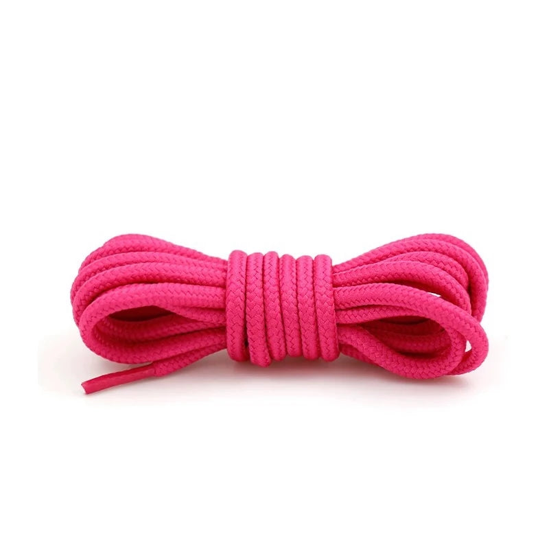 1Pair Round Shoelaces Quality Durable Solid Rope Laces for Shoes Boots Sneakers Shoelace 70/90/120/150cm Strings