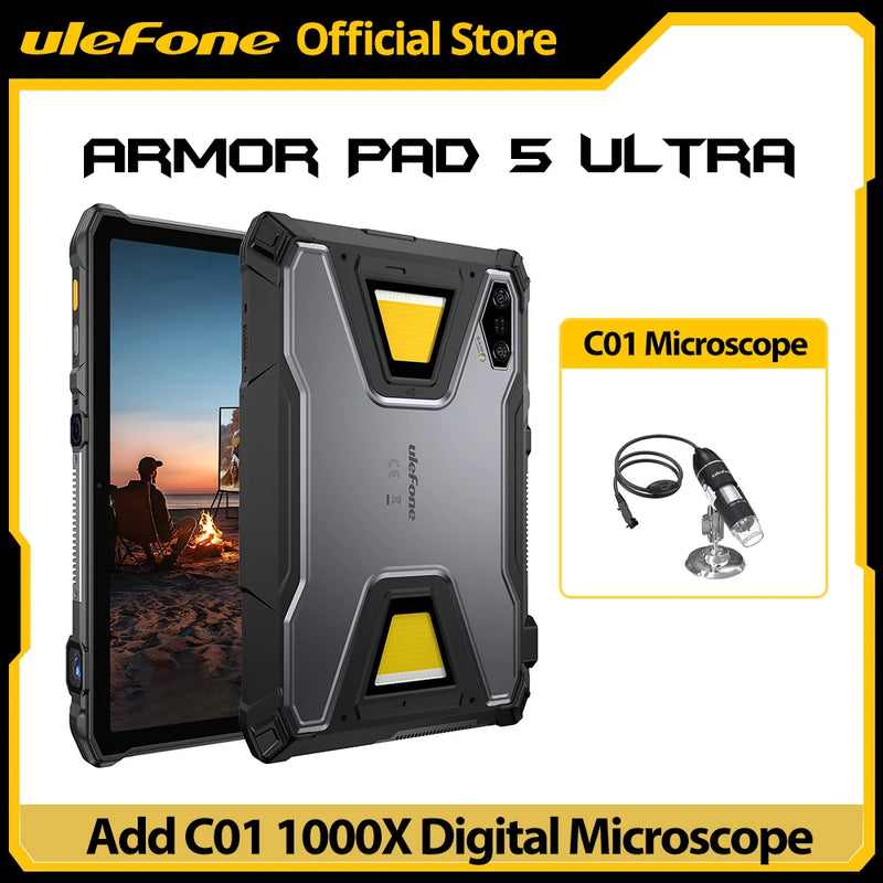 Ulefone Armor Pad 5 Ultra 5G Rugged Tablet Portable - View 7 | SAMAG