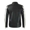 Men Slim Motorcycle Leather Jackets Casual PU Leather Coats HIgh Quality Male Stand Collar Leather Jaquetas Jackets And Coats 5X