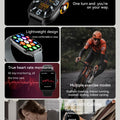 LAXASFIT 2025 New Women's Smart Watch 2.01 Full Touchscreen Bluetooth Call Heart Rate Monitor Sports Men's Smartwatch