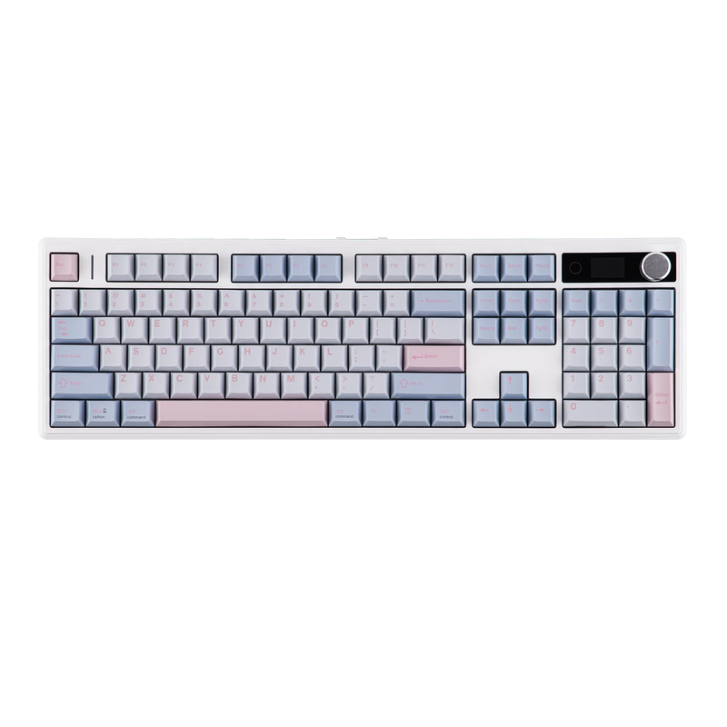 EPOMAKER TH108 V2 PRO Full Size ANSI US Layout Gasket Tri-mode Wireless Mechanical Gaming Keyboard with RGB Backlight for Mac/PC