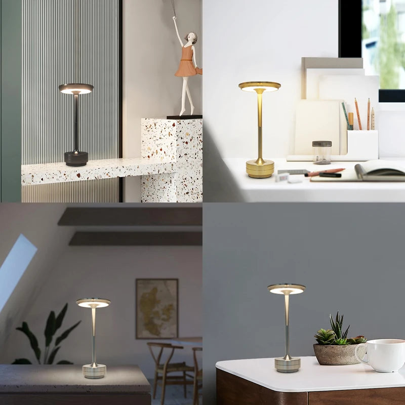 Rechargeable 5V Creative Table lamps For Home Office Restaurant Bar Decoaration Study Touch Led Desktop Night Light