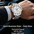 PAGANI DESIGN 2026 New Automatic Machinery Men's Watch GMT DG5833 Stainless Steel Sapphire Crystal 10Bar Waterproof Reloj Hombre