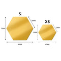 Hexagon Acrylic Mirror Wall Sticker Acrylic Adhesive Gold Silver Mosaic Tiles Removable DIY Bedroom Bathroom Home Decor Sticker
