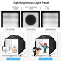 PULUZ 40cm Folding 72W 5500K Photo Studio Shooting Tent Soft Box Photography Lighting Kit & 4 Colors Backdrops Foldable Softbox