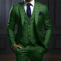Plaid Men's suit 3 piece Suit Formal Business Work Clothes Party Groom Wedding Tuxedo Custom Color XS-5XL Suit Men