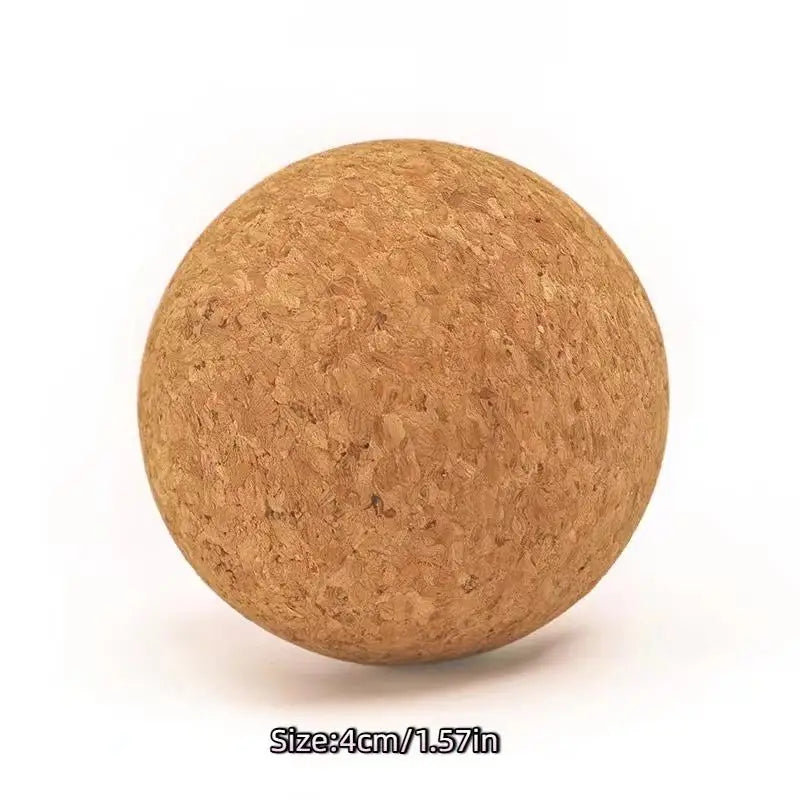 Cork Massage Ball Back Massage Foot Massager Yoga Ball Tension Release Therapy Myofascial Ball Relax Muscles Trigger Point