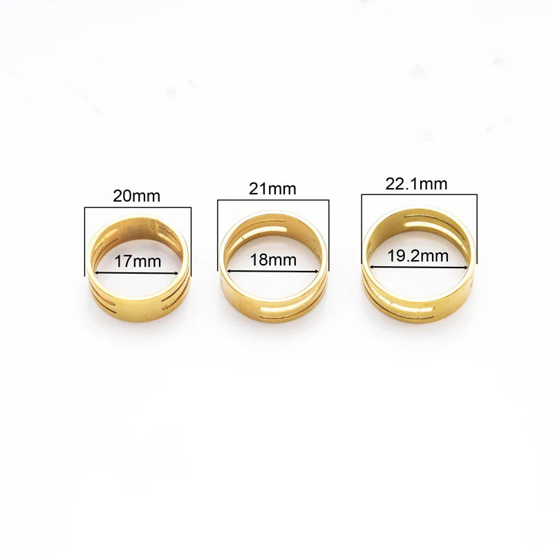 17/18/19mm Stainless Steel Jump Rings Opening Tools Finger Opener For DIY Jewelry Making Materials - Visuel 2 | SAMAG