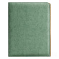 New A4 multi-function business zipper bag, 4-ring binder + writing pad + storage bag, pleated texture PU  leather cover