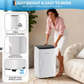 12000 BTU Portable Air Conditioners, Cools Up to 550 Sq.Ft, 3-in-1 Free standing AC Unit with Cooling, Dehumidifier & Fan Modes, LED Display, 24H Timer, Remote Control & Installation Kit