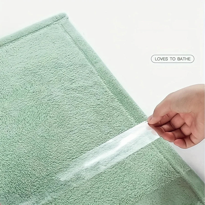 A Cartoon Coral Fleece Bath Towel for Babies, Children's Bath Towel, Baby Washcloth, 31.5* 31.5inch , Made of Super Absorbent Polyester Material, Warm and Breathable, with Cartoon Animal Shapes for Kids, Suitable for Home and