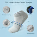 5 Pairs Ankle Running Socks Men Mesh Breathable Short | SAMAG
