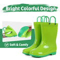 Evshine Rain Boots For Children Fashion Cute Rubber Boots Boys And Girls Waterproof Rain Boots Lovely Cartoon Kids Rain Boots