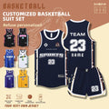 Basketball Jersey Adult Customize Quick-drying Training Uniform Shirt Sportswear Tracksuit Sport Suit Clothes Men Team Outfit