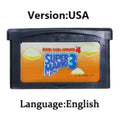 Mario GBA Games cards EUR USA Version GBA Game Cartridge 32 Bit Video Game Console Card Series Super  Wario Land4