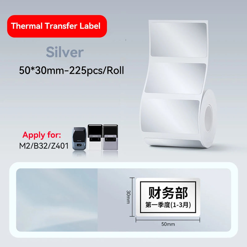 Thermal Transfer Labels for Niimbot M2/M3 Printer Ribbon - View 10 | SAMAG