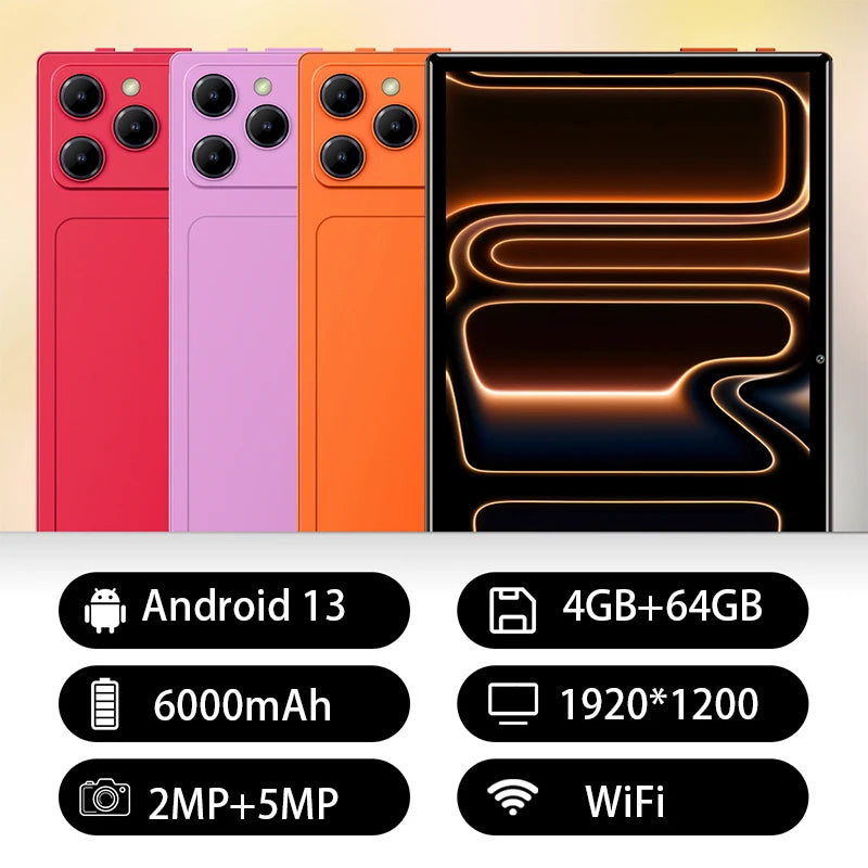 2026 New Upgraded Pad 10.1 Inch 4GB RAM 64GB ROM 4G Dual SIM Network AI Speed-up Tablet Bluetooth WiFi 6000mAh