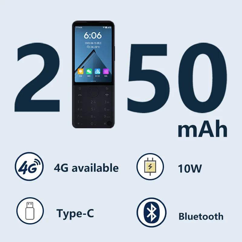 Duo Qin F22 Pro Smart Phone Wifi 5G+3.5 Inch 6GB 64GB Add Google Store Android QinGlobal Version Mobile Phone