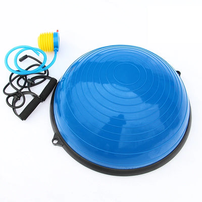 58cm Diameter Blue Glossy Yoga Balance Ball Exercise | SAMAG