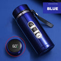 SoftAura Stainless Steel Thermos Bottle LED Temperature Display 500ML- 1L Sus304 Vacuum Flask Portable Cup  2026 New