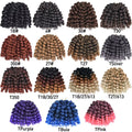Ombre Braiding Hair Jumpy Wand Curl Crochet Braids Synthetic Crochet Hair Extension for Black Women Jamaican Bounce Curly Hair