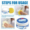 White Shoe Polishing Cream, Sneaker Cleaner and Shine Restorer for Canvas Shoes, Leather Shoes and Sports Shoes