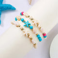 Bohemia Shell Conch Starfish Bracelet for Women Handmade Adjustable Rope Summer Beach Party Jewelry Vacation | SAMAG