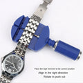 147 Parts Watch Repair Tool Kit for Disassembly Installation Maintenance Adjusting Straps Replacing Batteries