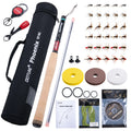 Goture Fly Fishing Rod Combo Ultralight Tenkara Rod with Flies, Tippet, Line, Tackle Backpack Full Set for Trout Stream Fishing